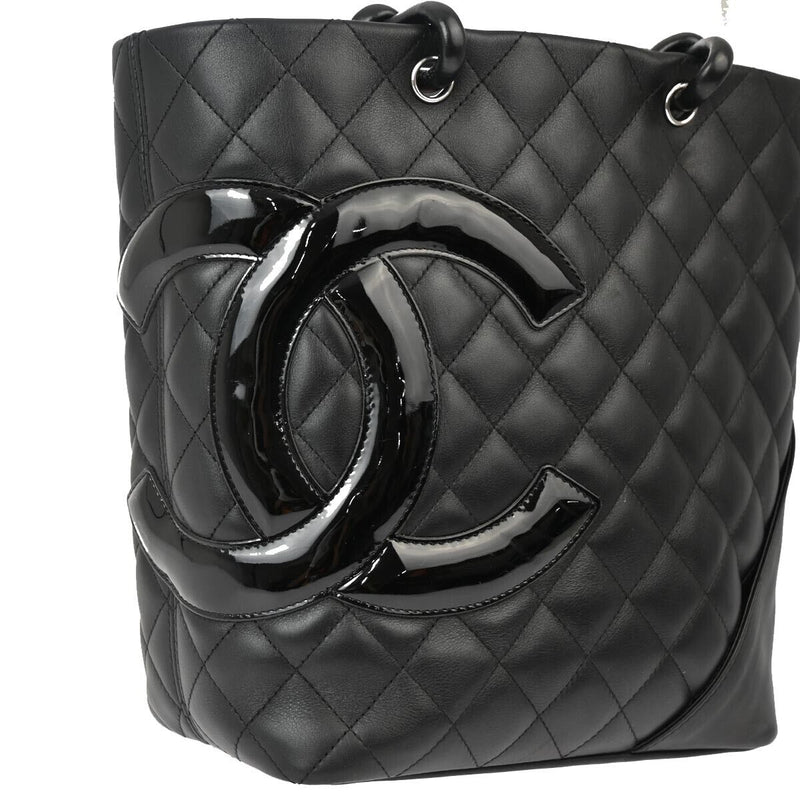 Chanel Black Calfskin Cambon Ligne Tote