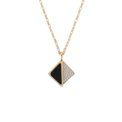 Prada Onyx Diamond 0.38Ct Necklace