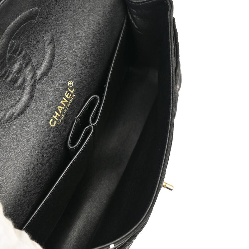 Chanel Black Canvas Coco Medium Classic