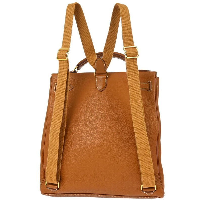 Hermes Gold Togo Kelly Ado Gm Backpack P