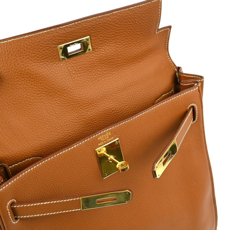 Hermes Gold Togo Kelly Ado Gm Backpack P