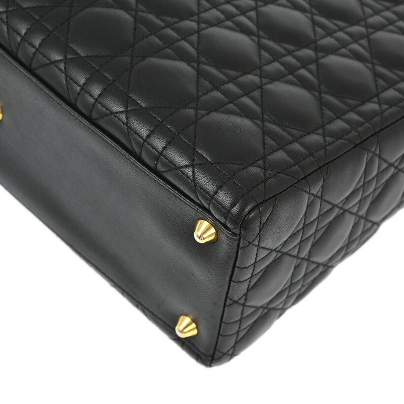 Christian Dior Black Lambskin Lady