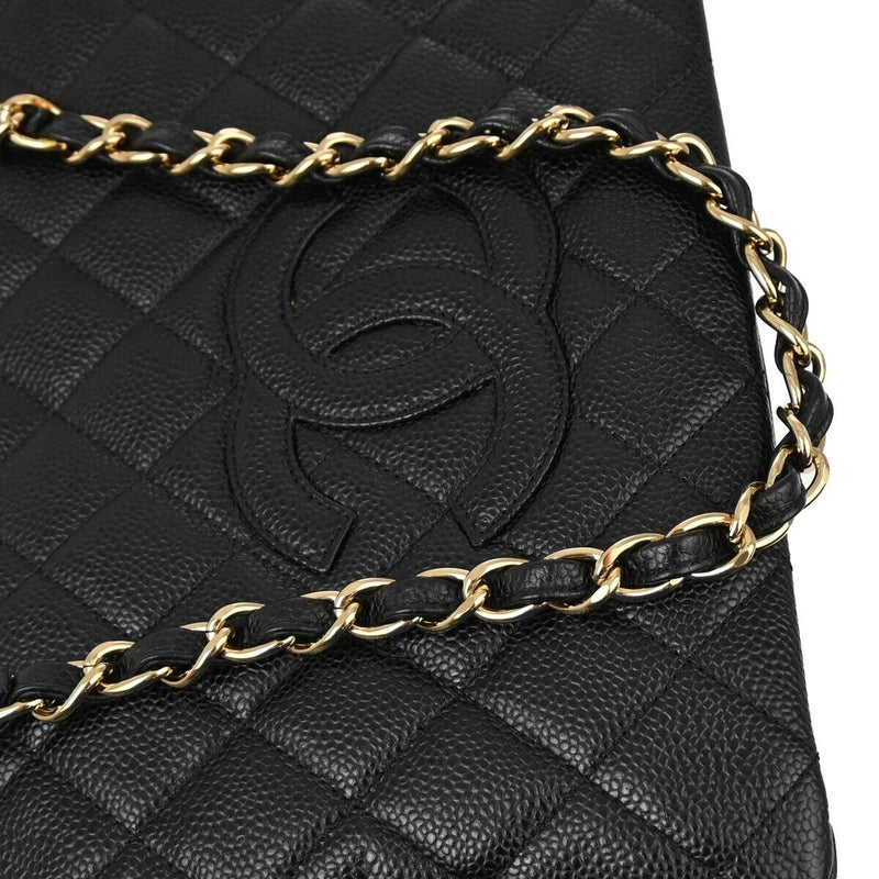 Chanel Black Caviar Petite Timeless Tote