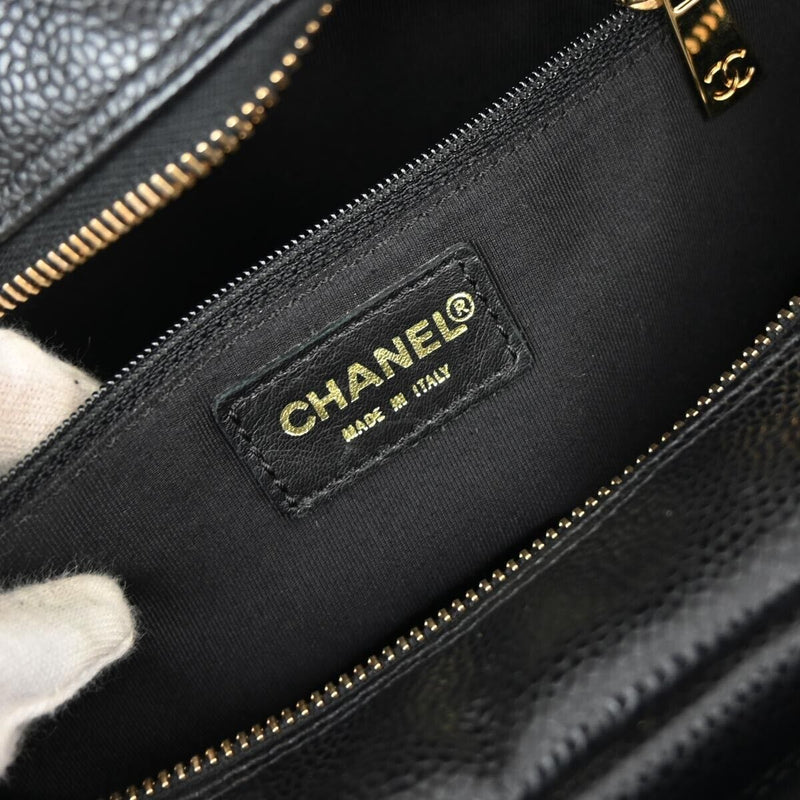 Chanel Black Caviar Petite Timeless Tote