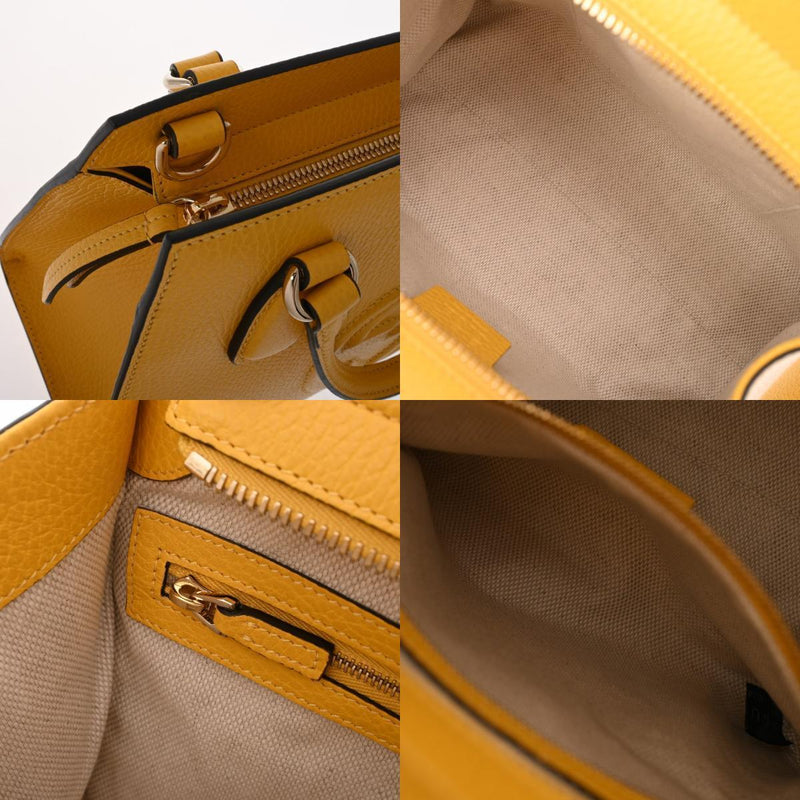 Gucci Soho 2Way Outlet Yellow Hand Bag