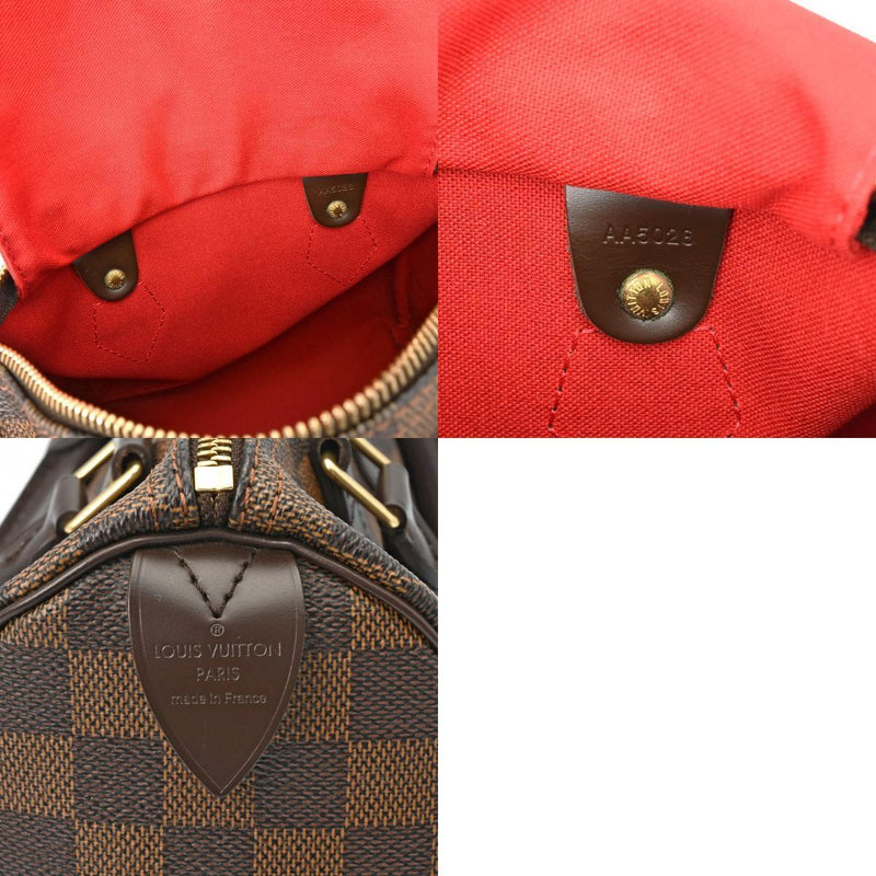 Louis Vuitton Damier Speedy25 Brown Hand