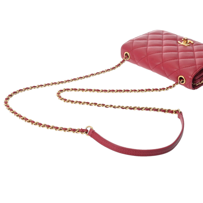 Chanel Matrasse Chainshoulder 7.1' Red