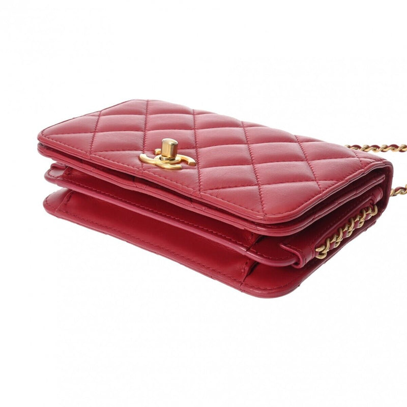 Chanel Matrasse Chainshoulder 7.1' Red