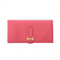 Hermes Beansufla Rose Azalee Long Wallet