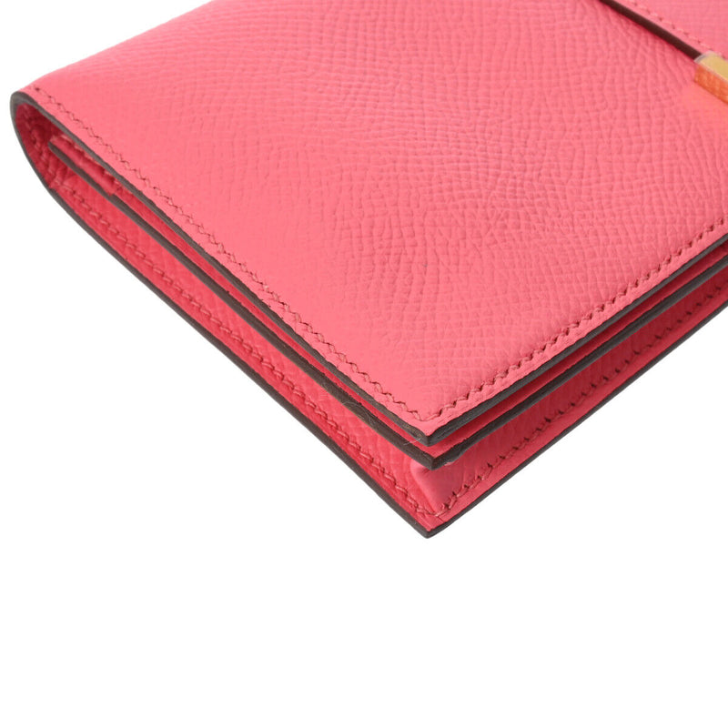 Hermes Beansufla Rose Azalee Long Wallet