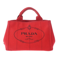 Prada Canapa Mini Red Hand Bag