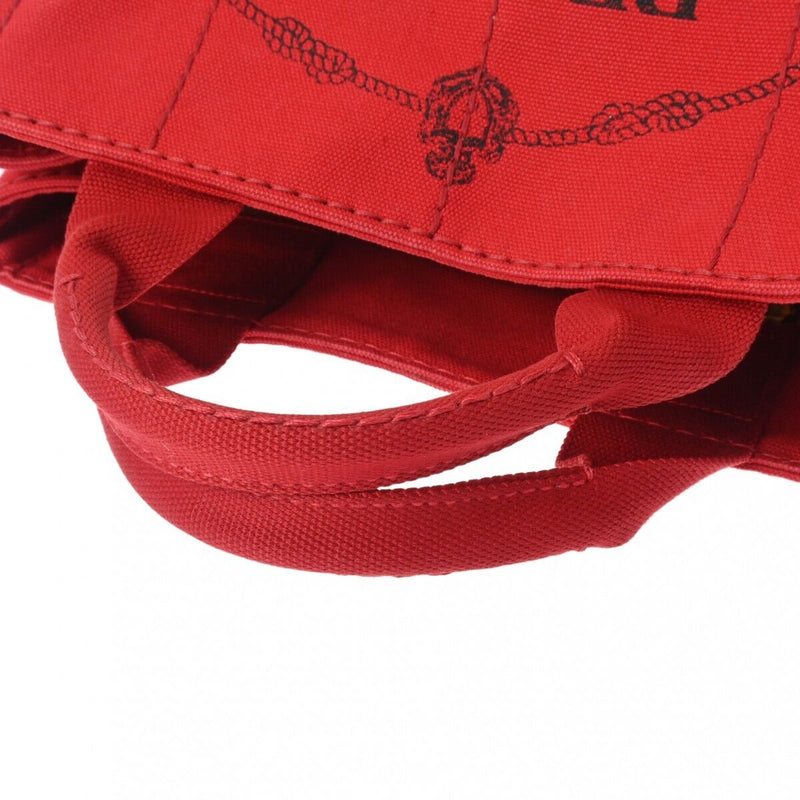 Prada Canapa Mini Red Hand Bag