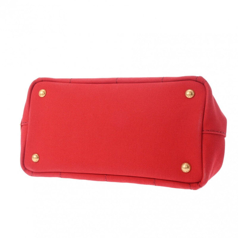 Prada Canapa Mini Red Hand Bag