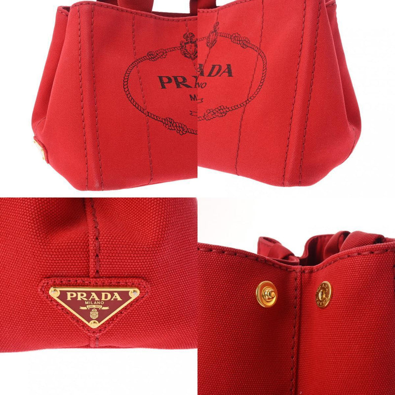 Prada Canapa Mini Red Hand Bag