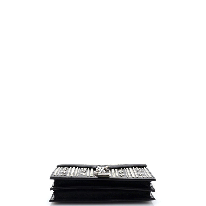 Saint Laurent Clasp Bag Studded Leather