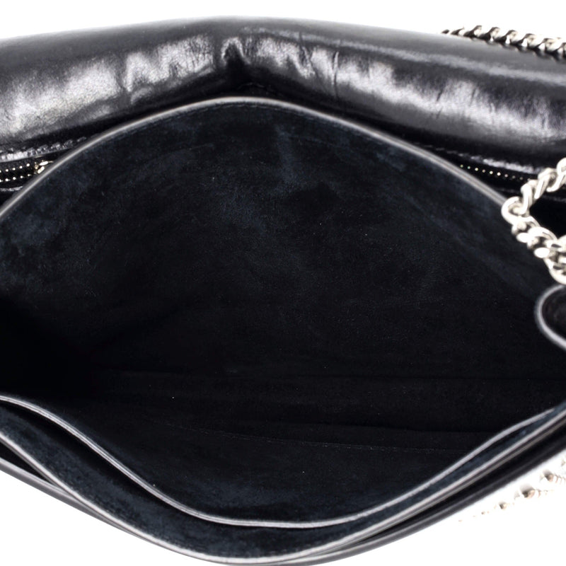 Saint Laurent Clasp Bag Studded Leather