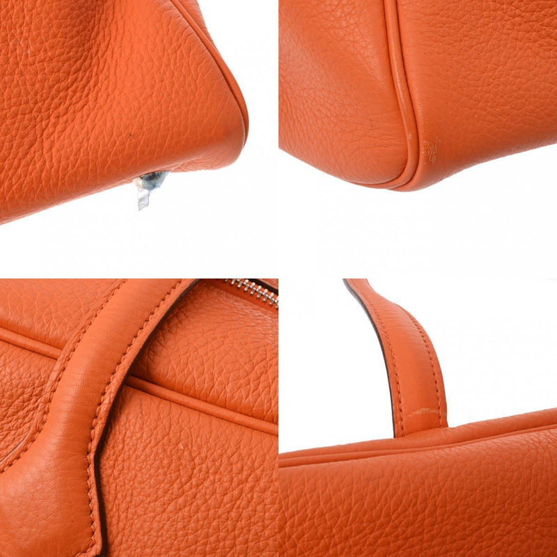 Hermes Victoria 35 Orange Hand Bag