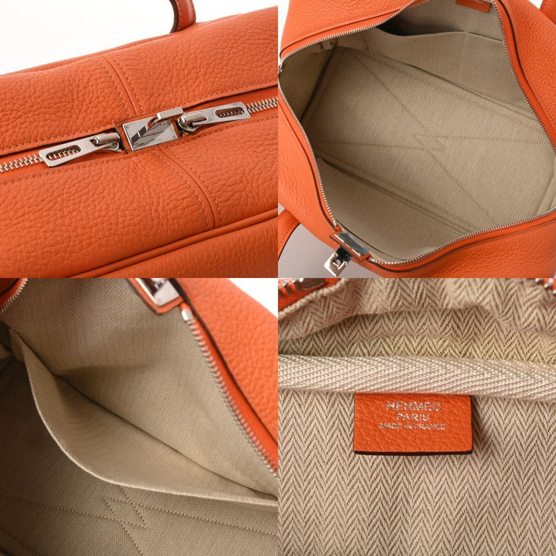 Hermes Victoria 35 Orange Hand Bag