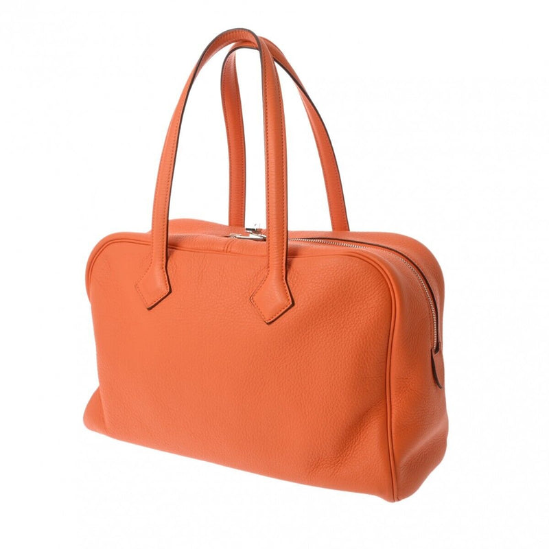 Hermes Victoria 35 Orange Hand Bag