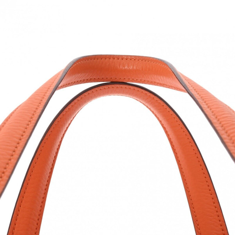 Hermes Victoria 35 Orange Hand Bag