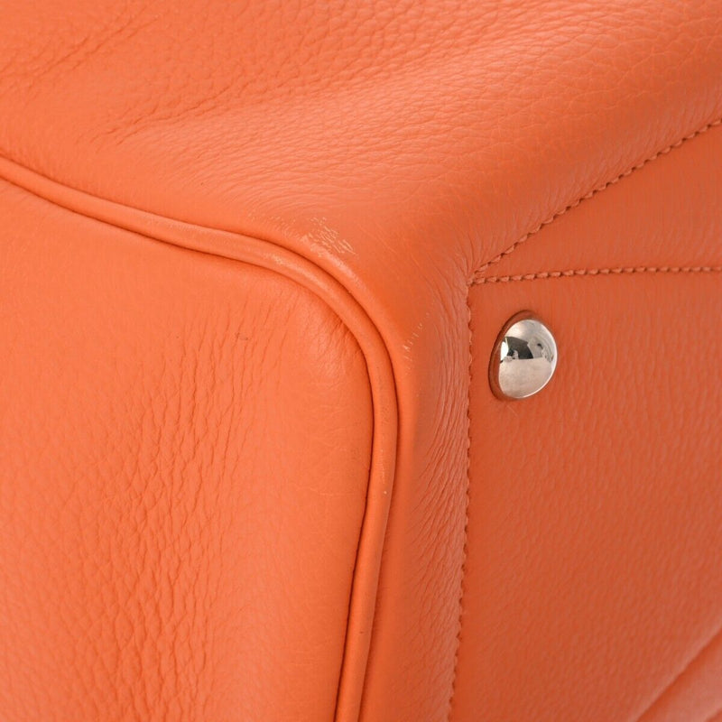 Hermes Victoria 35 Orange Hand Bag