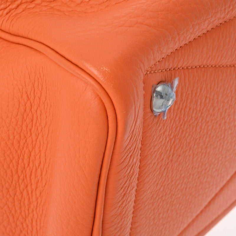 Hermes Victoria 35 Orange Hand Bag