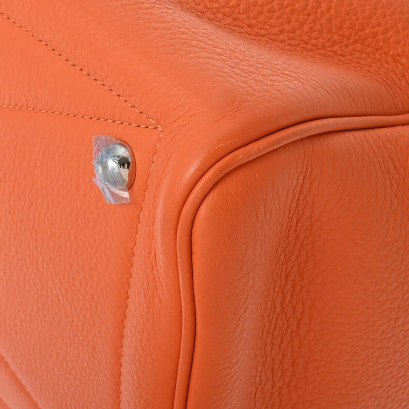 Hermes Victoria 35 Orange Hand Bag