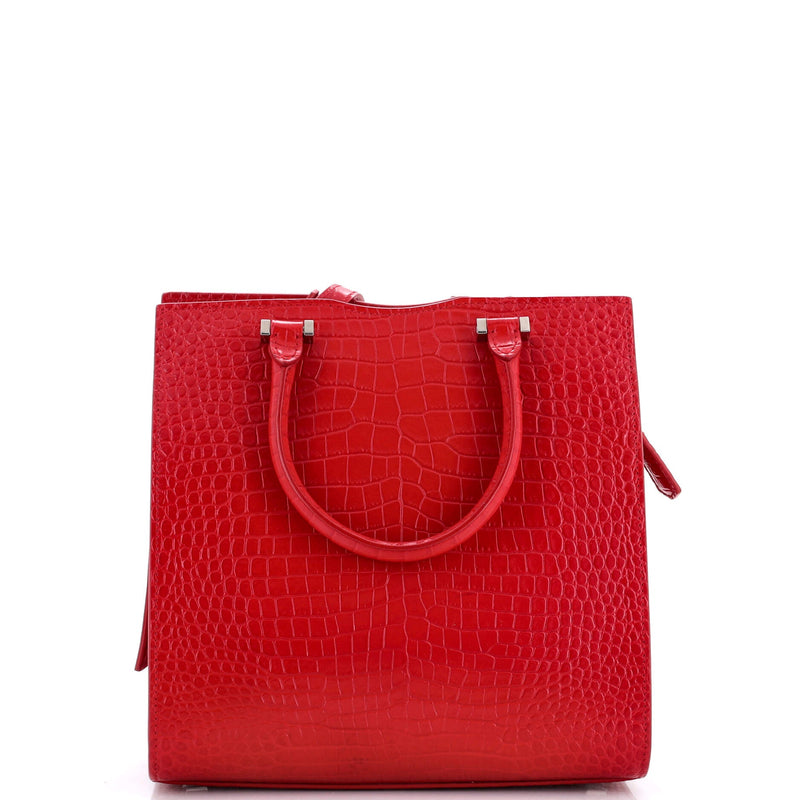 Saint Laurent Uptown Tote Crocodile