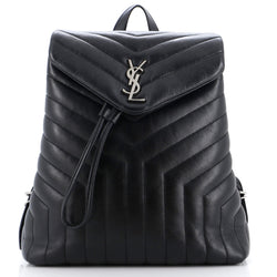 Saint Laurent Loulou Backpack Matelasse