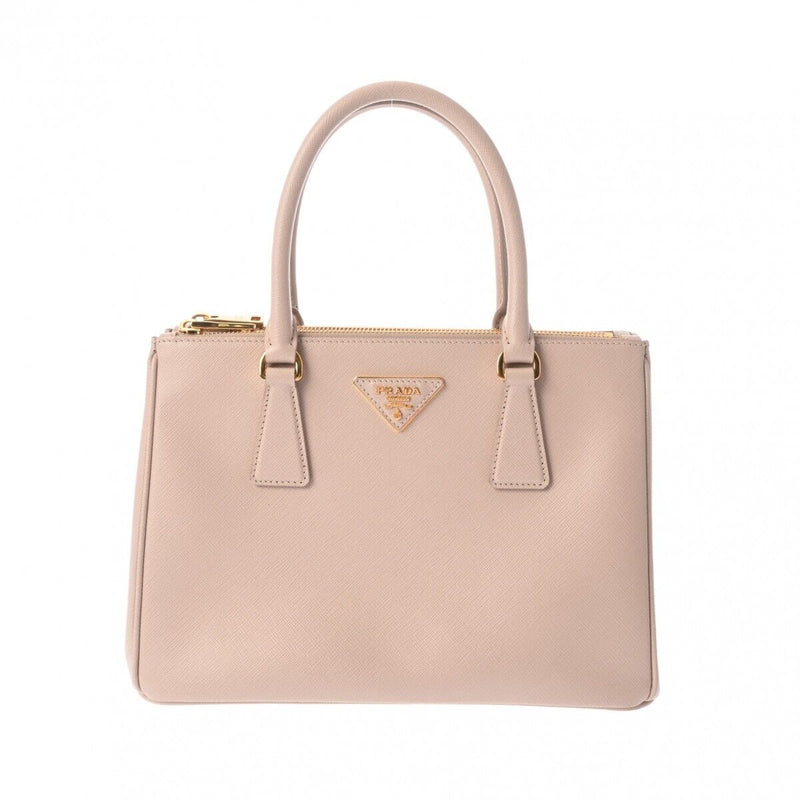 Prada Galleria Pink/Beige Hand Bag