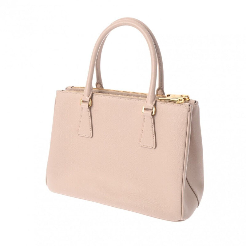 Prada Galleria Pink/Beige Hand Bag