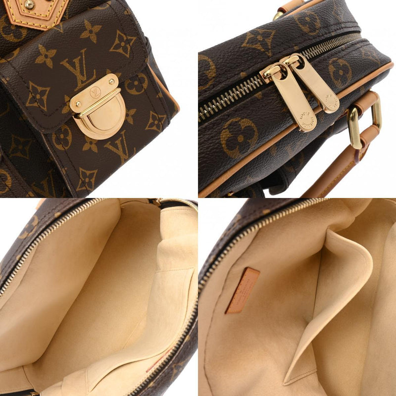 Louis Vuitton Manhattan Pm Brown Hand