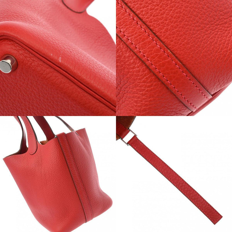 Hermes Picotan Pm Rouge Garance Hand Bag