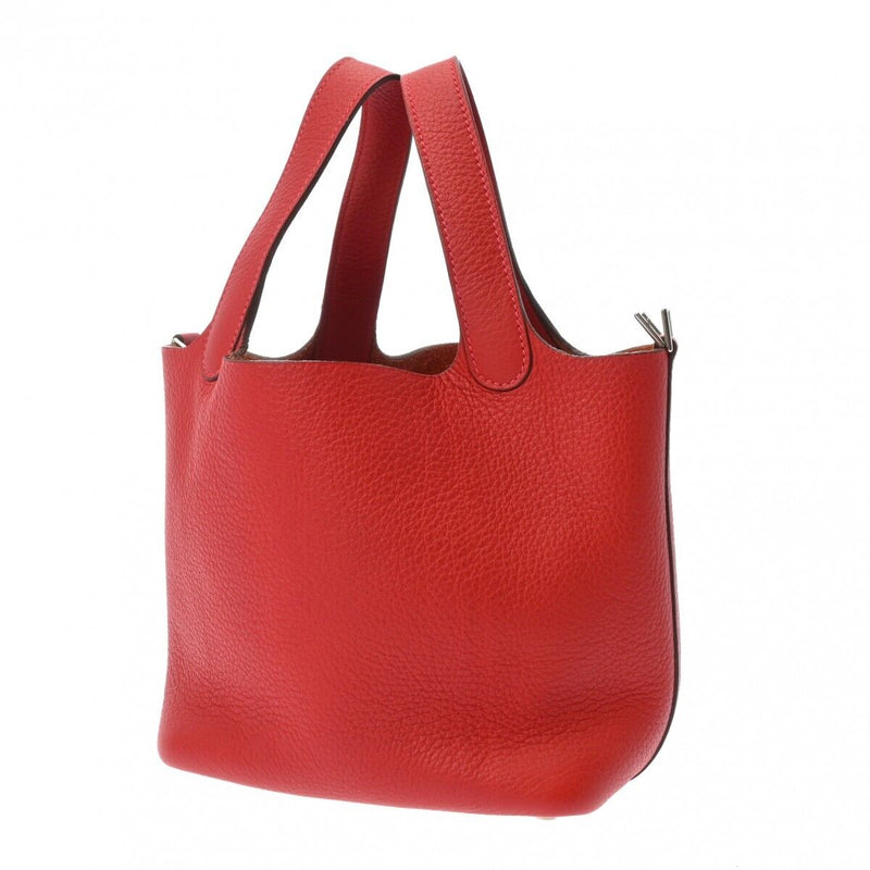 Hermes Picotan Pm Rouge Garance Hand Bag