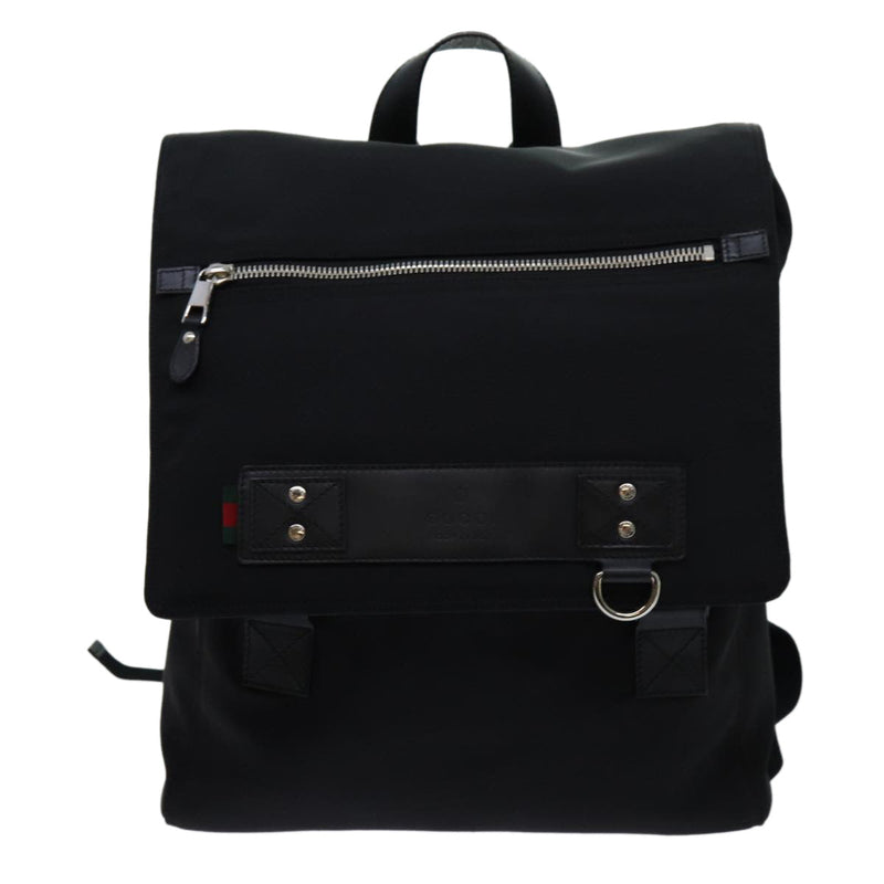 Gucci Web Sherry Line Backpack Nylon