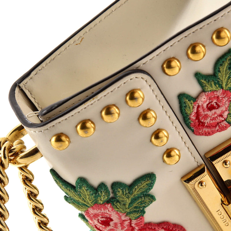 Gucci Padlock Shoulder Bag Studded