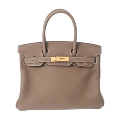 Hermes Birkin 30 Etoupe Hand Bag