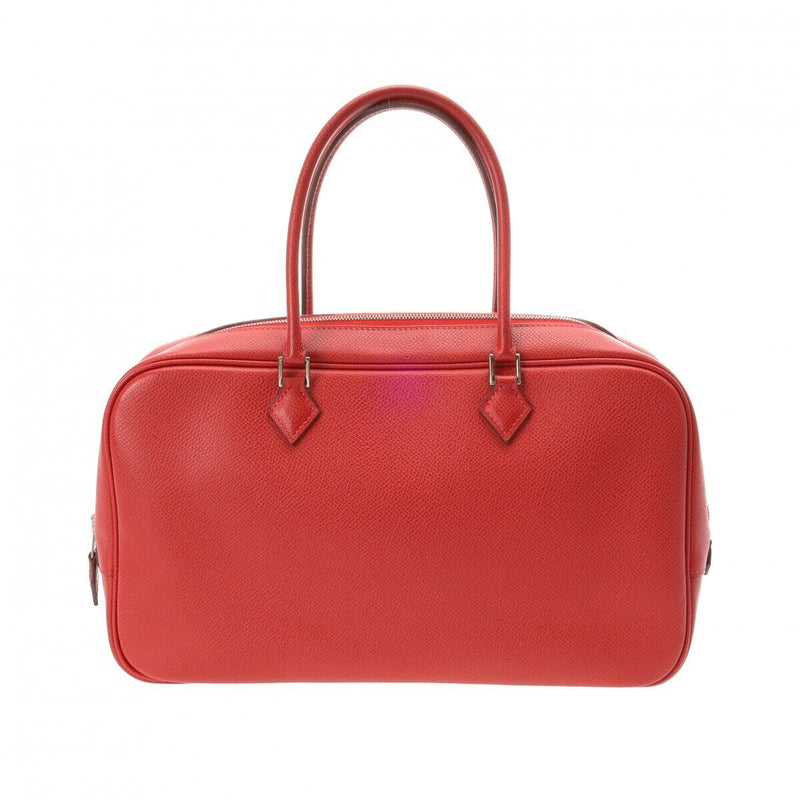 Hermes Plum Elan Rouge Vif Hand Bag