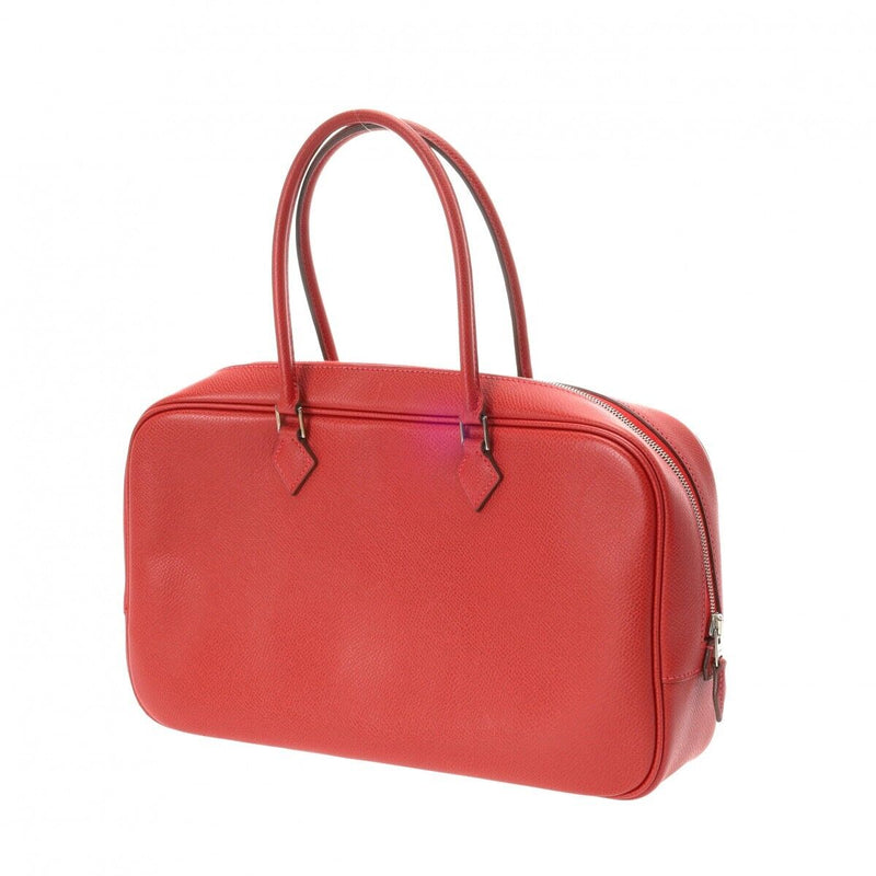 Hermes Plum Elan Rouge Vif Hand Bag