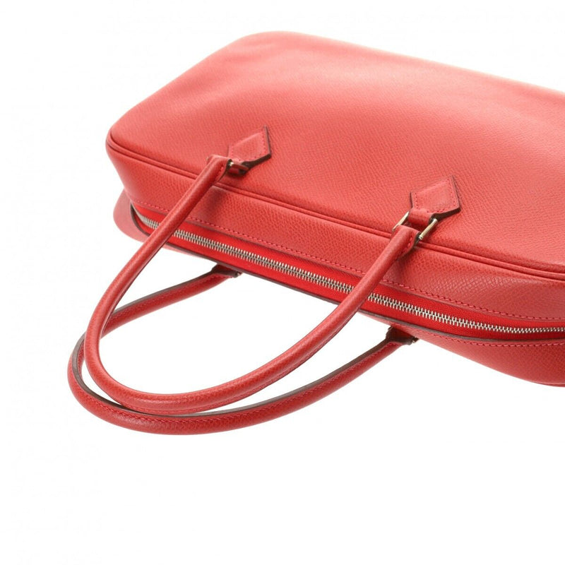 Hermes Plum Elan Rouge Vif Hand Bag