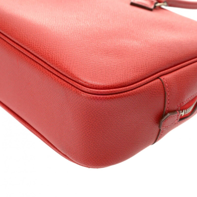 Hermes Plum Elan Rouge Vif Hand Bag