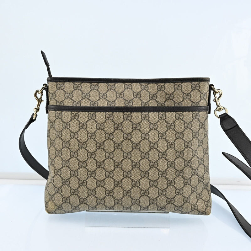 Gucci Shoulder Bag Beige Brown Gg