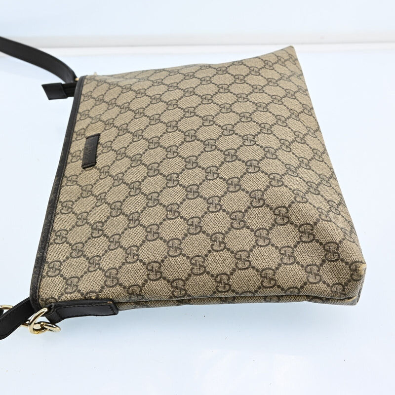 Gucci Shoulder Bag Beige Brown Gg