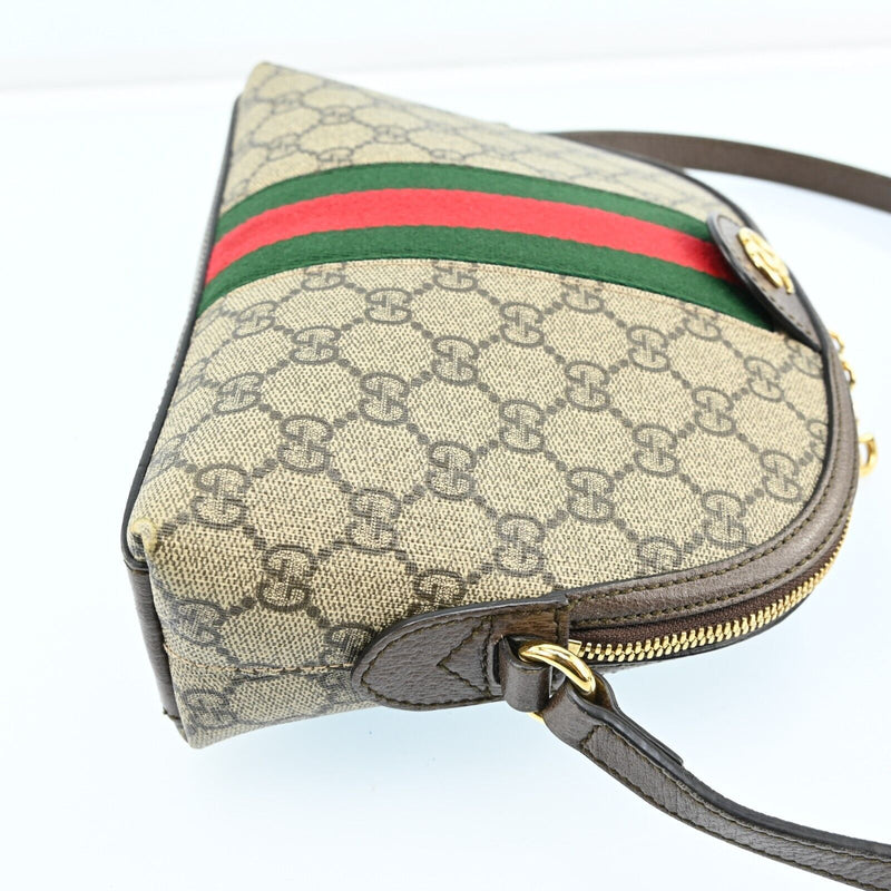 Gucci Ophidia Gg Shoulder Bag Pvc Canvas