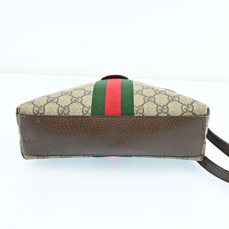 Gucci Ophidia Gg Shoulder Bag Pvc Canvas