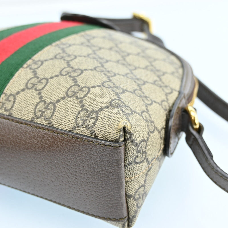 Gucci Ophidia Gg Shoulder Bag Pvc Canvas