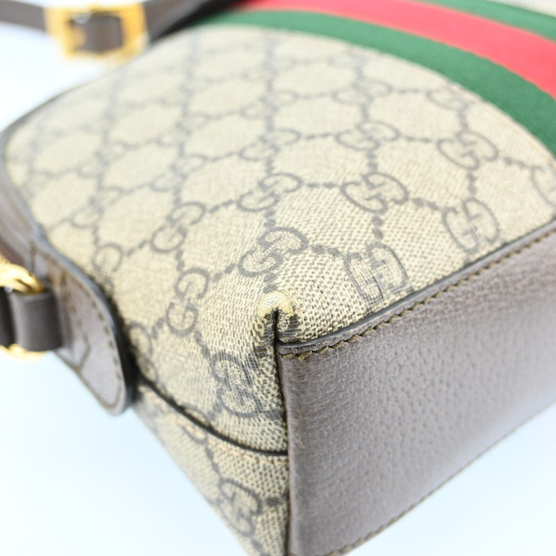 Gucci Ophidia Gg Shoulder Bag Pvc Canvas