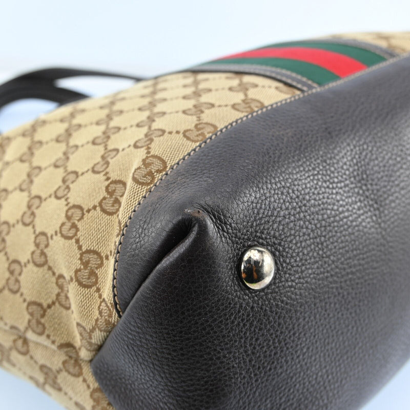 Gucci Sherry Line Gg Pattern Tote Bag