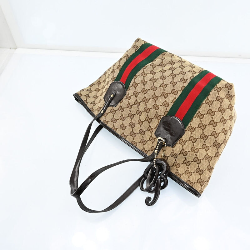 Gucci Jolie Web Sherry Line Tote