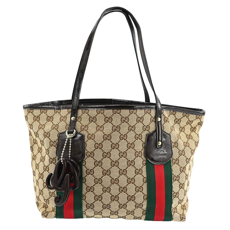 Gucci Jolie Web Sherry Line Tote